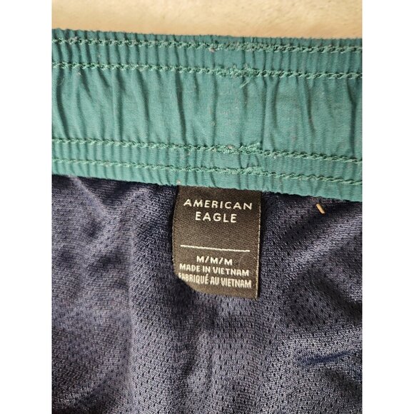 American Eagle Mens Athletic Tapered Mesh Lined Draw String Retro Joggers Size M - Picture 6 of 15